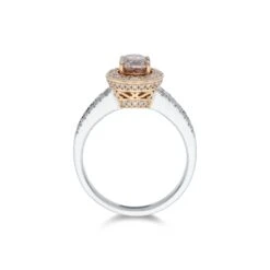Chisholm Hunter 18ct 2 Colour Gold Brilliant Cut 1.75ct Diamond Halo Ring 10 Chisholm Hunter 18ct 2 Colour Gold Brilliant Cut 1.75ct Diamond Halo Ring -Chisholm Hunter 1 002 56 0010c 1