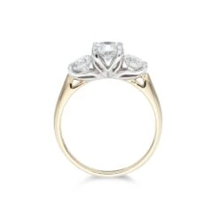 Chisholm Hunter 18ct Yellow Gold Brilliant Cut 1.00ct Diamond Three Stone Ring -Chisholm Hunter 1 004 01 0181 d 2