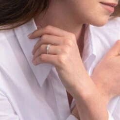 Chisholm Hunter 18ct White Gold 'Infinity' Brilliant Cut 0.75ct Diamond Three Stone Ring 13 Chisholm Hunter 18ct White Gold 'Infinity' Brilliant Cut 0.75ct Diamond Three Stone Ring -Chisholm Hunter 1 004 02 0282 1