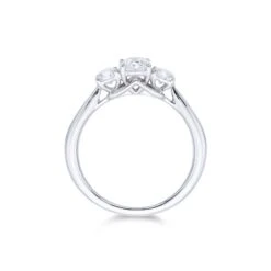 Chisholm Hunter 18ct White Gold 0.75ct Diamond Three Stone Ring -Chisholm Hunter 1 004 02 0288 d 2