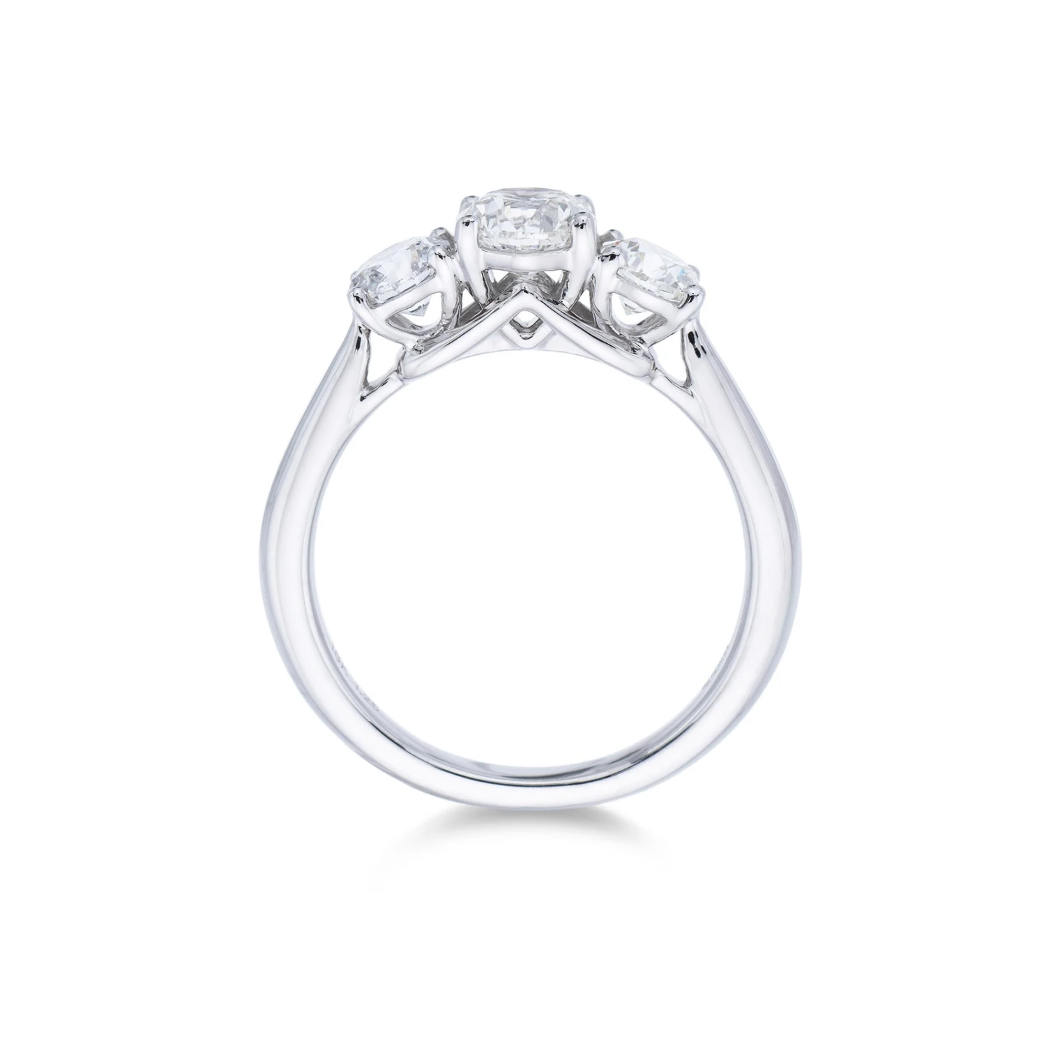 Chisholm Hunter 18ct White Gold 1.25ct Diamond Three Stone Ring 6 Chisholm Hunter 18ct White Gold 1.25ct Diamond Three Stone Ring - Image 4