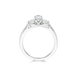 Chisholm Hunter Platinum Brilliant Cut 0.75ct Diamond Three Stone Ring 12 Chisholm Hunter Platinum Brilliant Cut 0.75ct Diamond Three Stone Ring -Chisholm Hunter 1 004 03 0096 d2