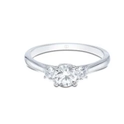 Chisholm Hunter Moments Platinum 'Princess' Brilliant Cut 1.00ct Diamond Three Stone Ring 12 Chisholm Hunter Moments Platinum 'Princess' Brilliant Cut 1.00ct Diamond Three Stone Ring -Chisholm Hunter 1 004 03 0171 d 1