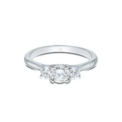 Chisholm Hunter Moments Platinum 'Lotus' Brilliant Cut 1.00ct Diamond Three Stone Ring 11 Chisholm Hunter Moments Platinum 'Lotus' Brilliant Cut 1.00ct Diamond Three Stone Ring -Chisholm Hunter 1 004 03 0172b