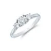 Chisholm Hunter Moments Platinum 'Infinity' Brilliant Cut 1.00ct Diamond Three Stone Ring -Chisholm Hunter 1 004 03 0173 1