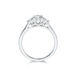 Chisholm Hunter Moments Platinum 'Infinity' Brilliant Cut 1.00ct Diamond Three Stone Ring -Chisholm Hunter 1 004 03 0173c