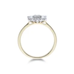 Chisholm Hunter 18ct Yellow Gold Brillant Cut 0.90ct Diamond Flower Cluster Ring 10 Chisholm Hunter 18ct Yellow Gold Brillant Cut 0.90ct Diamond Flower Cluster Ring -Chisholm Hunter 1 008 01 0244c