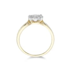 Chisholm Hunter 18ct Yellow Gold Brilliant Cut 0.75ct Diamond Cluster Ring -Chisholm Hunter 1 008 01 0253c