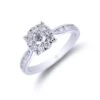 Chisholm Hunter 18ct White Gold Brilliant Cut 0.75ct Diamond Cluster Ring