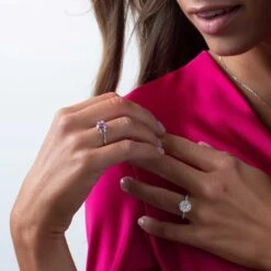 Chisholm Hunter 18ct White Gold Marquise And Princess Cut 1.23ct Diamond Cluster Ring -Chisholm Hunter 1 008 02 0811 2