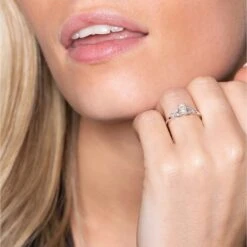 Chisholm Hunter 18ct White Gold 0.45ct Mixed Diamond Cluster Ring -Chisholm Hunter 1 008 02 0817 1