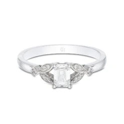 Chisholm Hunter 18ct White Gold 0.45ct Mixed Diamond Cluster Ring -Chisholm Hunter 1 008 02 0817 d 1