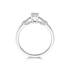 Chisholm Hunter 18ct White Gold 0.45ct Mixed Diamond Cluster Ring -Chisholm Hunter 1 008 02 0817 d 2