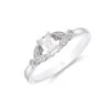 Chisholm Hunter 18ct White Gold 0.45ct Mixed Diamond Cluster Ring