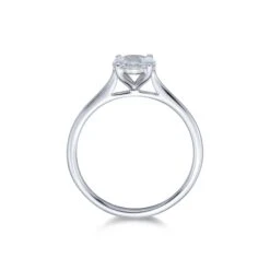 Chisholm Hunter 18ct White Gold Marquise And Princess Cut 0.40ct Diamond Cluster Ring -Chisholm Hunter 1 008 02 0828c