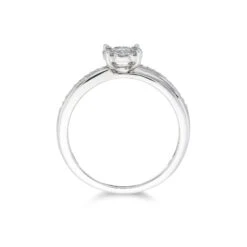 Chisholm Hunter 9ct White Gold Brilliant Cut 0.20ct Diamond Cluster Ring -Chisholm Hunter 1 008 04 0070 d 2