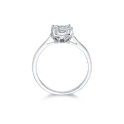 Chisholm Hunter 9ct White Gold Brilliant Cut 0.25ct Diamond Cluster Ring 11 Chisholm Hunter 9ct White Gold Brilliant Cut 0.25ct Diamond Cluster Ring -Chisholm Hunter 1 008 04 0193c 1