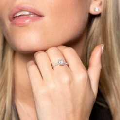 Chisholm Hunter 9ct White Gold Baguette And Brilliant Cut 0.50ct Diamond Cluster Ring 9 Chisholm Hunter 9ct White Gold Baguette And Brilliant Cut 0.50ct Diamond Cluster Ring -Chisholm Hunter 1 008 04 0212 ls 1