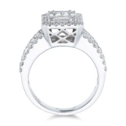 Chisholm Hunter 9ct White Gold Brilliant & Baguette Cut 2.35ct Diamond Ring -Chisholm Hunter 1 008 04 0223 d 2