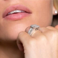 Chisholm Hunter 9ct White Gold Brilliant & Baguette Cut 2.35ct Diamond Ring -Chisholm Hunter 1 008 04 0223 om 2