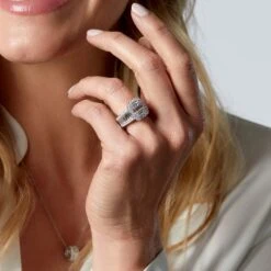 Chisholm Hunter 9ct White Gold Brilliant & Baguette Cut 2.35ct Diamond Ring -Chisholm Hunter 1 008 04 0223 om c 1 1