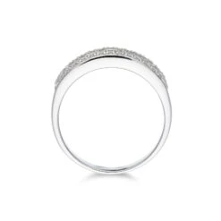 Chisholm Hunter 9ct White Gold Round Brilliant Diamond 1.00ct 3 Row Cluster Ring 13 Chisholm Hunter 9ct White Gold Round Brilliant Diamond 1.00ct 3 Row Cluster Ring -Chisholm Hunter 1 008 04 0226 d 2 1