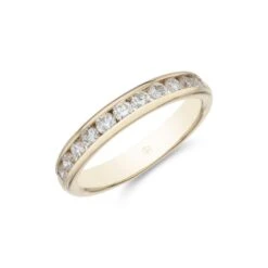 Chisholm Hunter 18ct Yellow Gold 0.75ct Diamond Channel Eternity Ring
