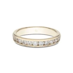 Chisholm Hunter 18ct Yellow Gold 0.75ct Diamond Channel Eternity Ring -Chisholm Hunter 1 009 01 0370b