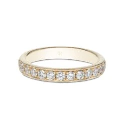 Chisholm Hunter 18ct Yellow Gold 0.50ct Diamond Pave Eternity Ring -Chisholm Hunter 1 009 01 0373b