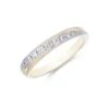 Chisholm Hunter 18ct White Gold And Yellow Gold Brilliant Cut Diamond 0.28ct Twisted Circle Ring -Chisholm Hunter 1 009 01 0376 p 1