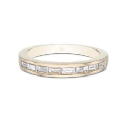 Chisholm Hunter 18ct Yellow Gold 0.46ct Channel Set Baguette Eternity Diamond Ring -Chisholm Hunter 1 009 01 0389 d1