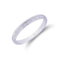 Chisholm Hunter 18ct White Gold Brilliant Cut 0.15ct Diamond Eternity Ring