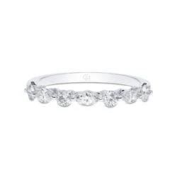 Chisholm Hunter 18ct White Gold Mix Cut 0.40ct Diamond Eternity Ring -Chisholm Hunter 1 009 02 0555 d 1 2