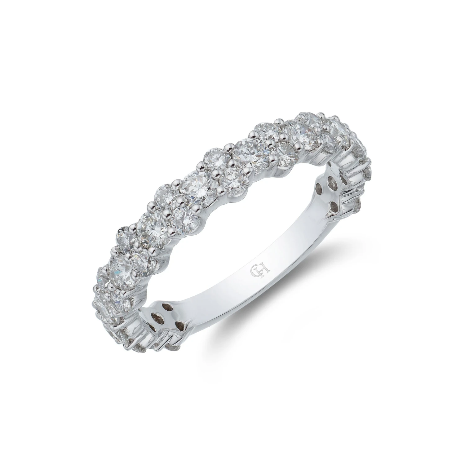 Chisholm Hunter 18ct White Gold Brilliant Cut 1.45ct Eternity Ring 3 Chisholm Hunter 18ct White Gold Brilliant Cut 1.45ct Eternity Ring