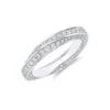 Chisholm Hunter 18ct White Gold Brilliant Cut Diamond 1.30ct Twisted Circle Ring