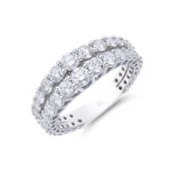 Chisholm Hunter 18ct White Gold 2.34ct Diamond Round Brilliant Eternity Ring