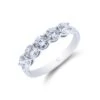 Chisholm Hunter Platinum Brilliant Cut 5 Stone 1.15ct Diamond Eternity Ring -Chisholm Hunter 1 009 03 0293 1 1