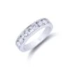 Chisholm Hunter Platinum Brilliant Cut 7 Stone 1.00ct Diamond Eternity Ring -Chisholm Hunter 1 009 03 0305