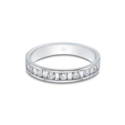 Chisholm Hunter Platinum Baguette And Brilliant Cut 0.50ct Diamond Eternity Ring -Chisholm Hunter 1 009 03 0351b