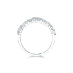 Chisholm Hunter 9ct White Gold Brilliant Cut 1.00ct Diamond Double Row Eternity 12 Chisholm Hunter 9ct White Gold Brilliant Cut 1.00ct Diamond Double Row Eternity -Chisholm Hunter 1 009 04 0145 d 2 1