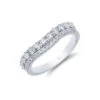 Chisholm Hunter 9ct White Gold Brilliant Cut 0.70ct Diamond Shaped Eternity Ring -Chisholm Hunter 1 009 04 0149