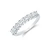 Chisholm Hunter 9ct White Gold Princess Cut 1.00ct Diamond Eternity Ring -Chisholm Hunter 1 009 04 0151 hero 1