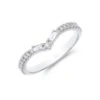 Chisholm Hunter 9ct White Gold Brilliant And Baguette Cut 0.25ct Diamond Shaped Eternity Ring -Chisholm Hunter 1 009 04 0156