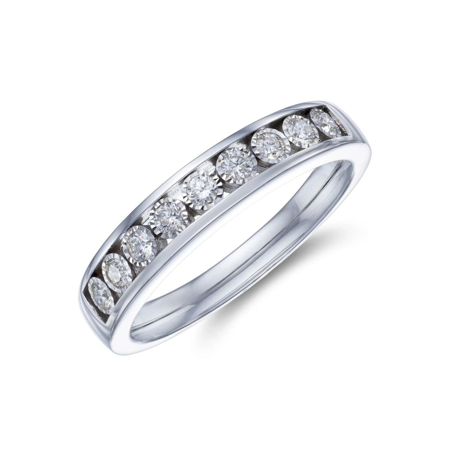 Chisholm Hunter 9ct White Gold Round Brilliant 0.25ct Diamond Eternity Ring 3 Chisholm Hunter 9ct White Gold Round Brilliant 0.25ct Diamond Eternity Ring