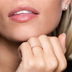 Chisholm Hunter 9ct Rose Gold 0.36ct Diamond Eternity Ring -Chisholm Hunter 1 009 19 0055 om 1