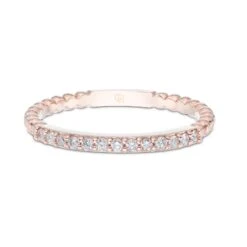 Chisholm Hunter 9ct Rose Gold 0.36ct Diamond Eternity Ring -Chisholm Hunter 1 009 19 0055b