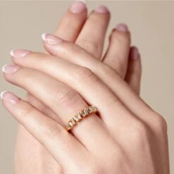 Chisholm Hunter 18ct Yellow Gold Baguette Cut 0.56ct Diamond Fancy Band 9 Chisholm Hunter 18ct Yellow Gold Baguette Cut 0.56ct Diamond Fancy Band -Chisholm Hunter 1 010 01 0105 om 1