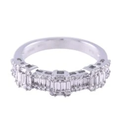 Chisholm Hunter 18ct White Gold 0.70ct Diamond Fancy Band