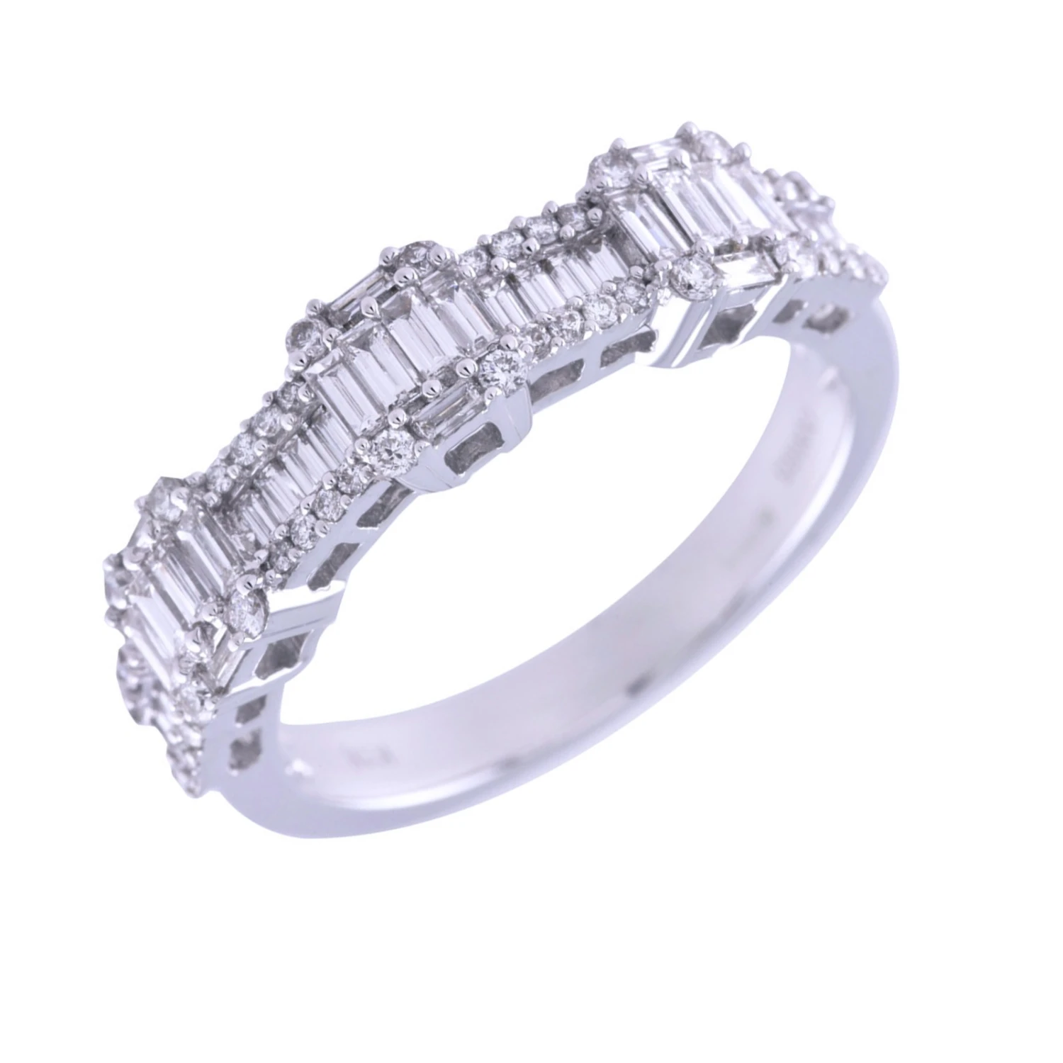 Chisholm Hunter 18ct White Gold 0.70ct Diamond Fancy Band 4 Chisholm Hunter 18ct White Gold 0.70ct Diamond Fancy Band - Image 2