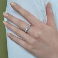 Chisholm Hunter 18ct White Gold Oval Cut 1.50ct Diamond Fancy Band -Chisholm Hunter 1 010 02 0336 lifestyle1